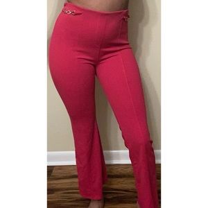 Large Fashion Nova Hot Pink High Waisted Pants